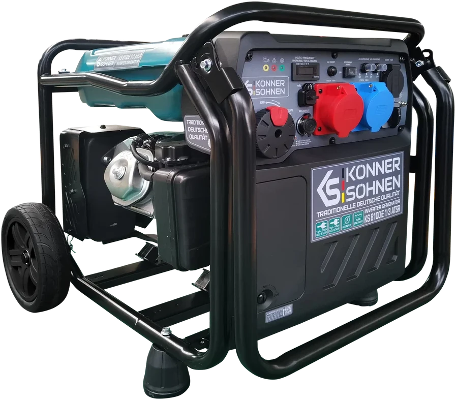 Inverterinis generatorius Könner & Söhnen KS 8100iE 1/3 ATSR, 8,5 kW, 230/400 V, 20 l