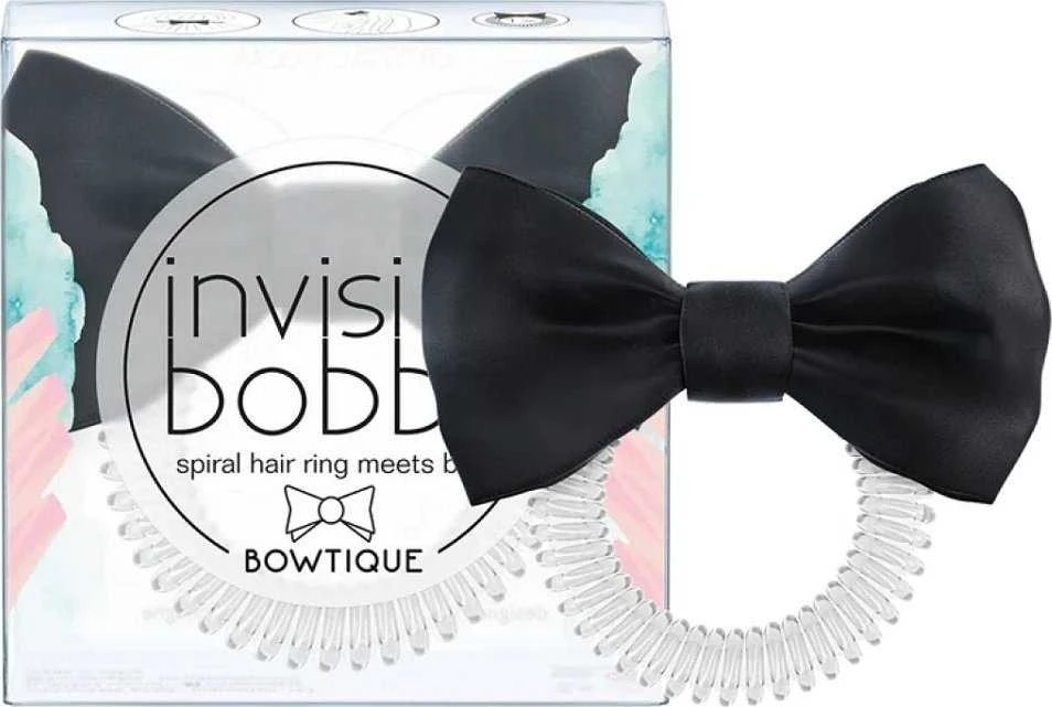 Gumytės plaukams Invisibobble BOWTIQUE True Juodas
