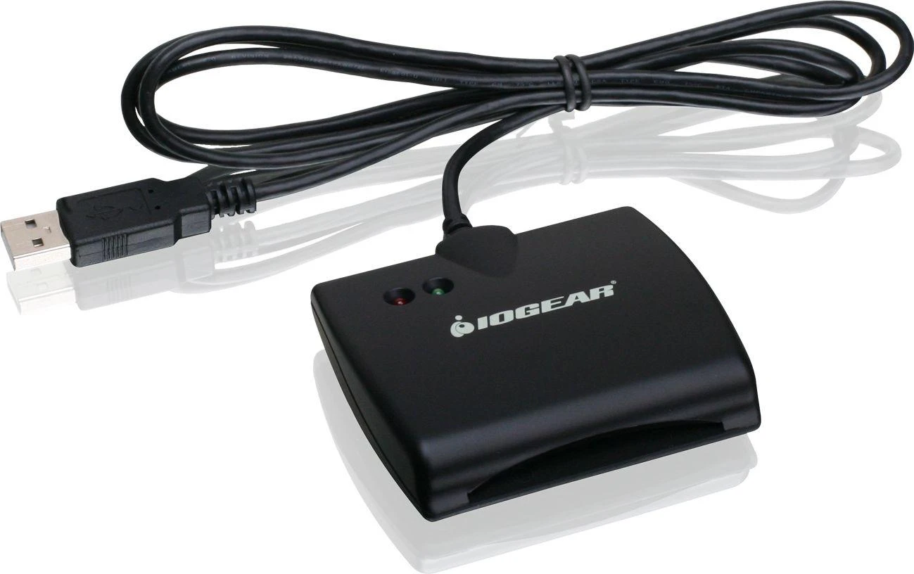 IOGear GSR202 skaitytuvas su USB laidu