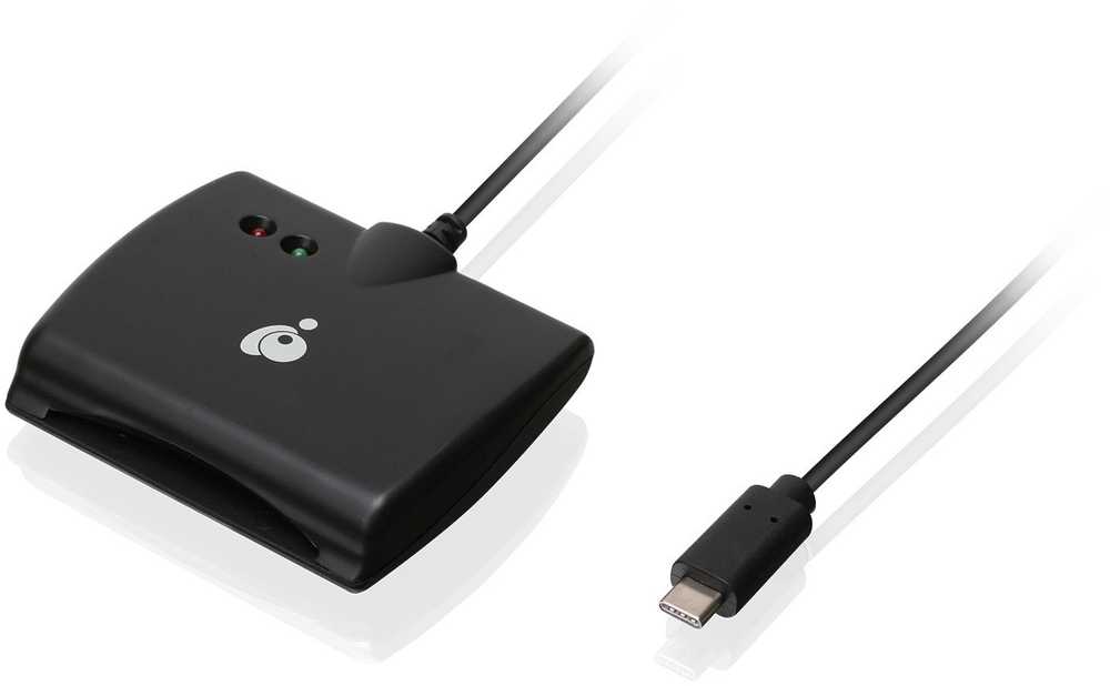 Klaviatūra Skaitytuvas IOGear USB-C CAC Card Reader