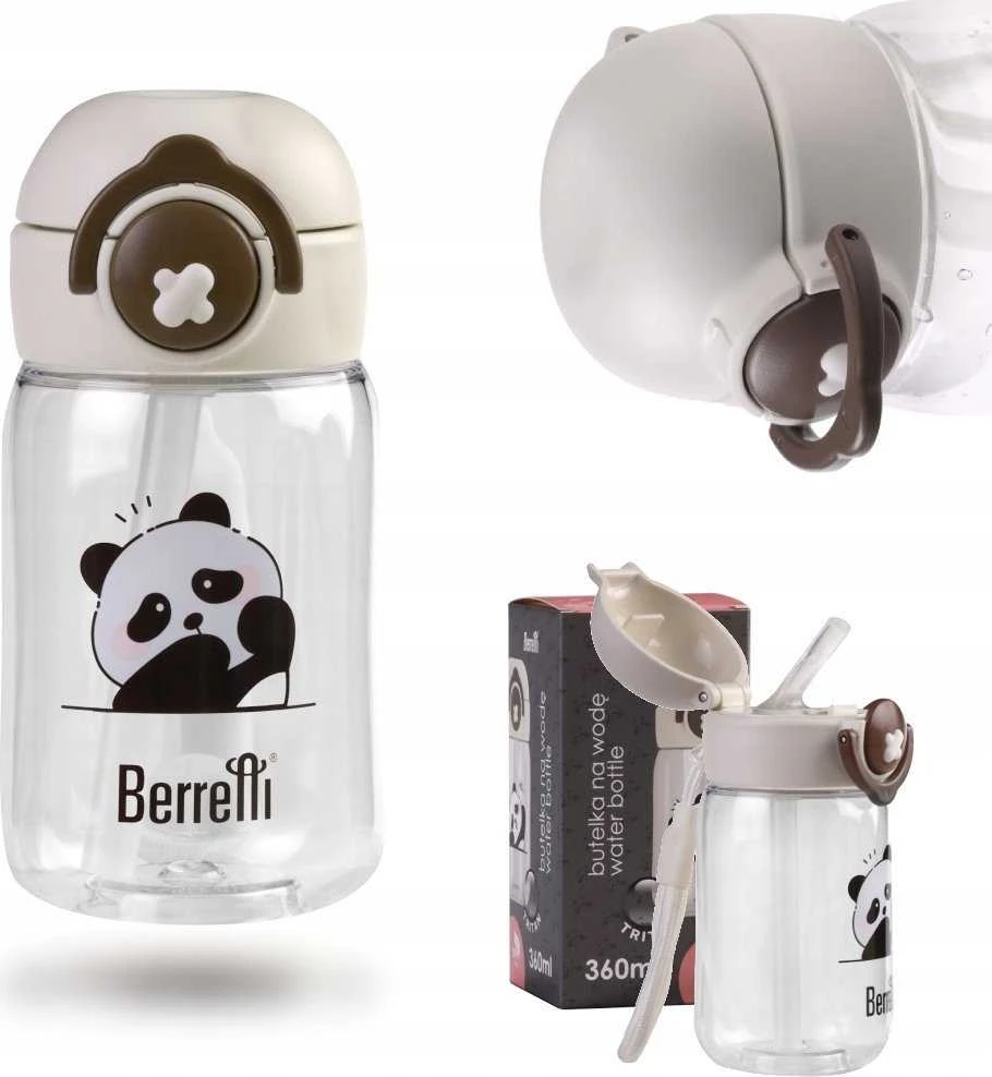 Berretti ion8 Buteliukas DZIECIĘCA PANDA NA WODĘ 360ML BR-0220