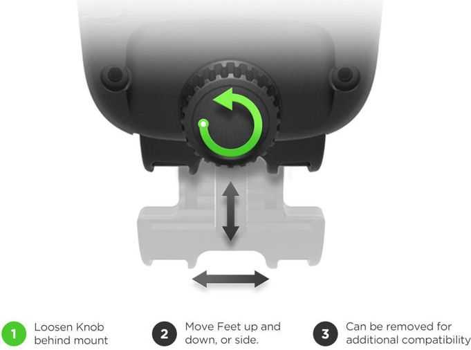„iOttie Easy One Touch“ belaidis laikiklis prie prietaisų skydelio