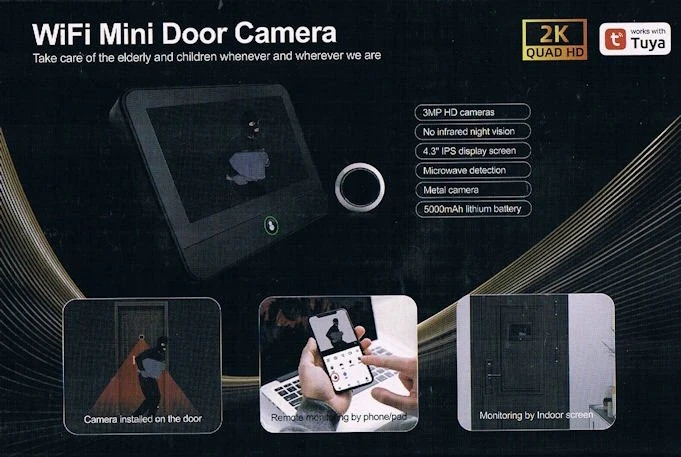 Carruzzo IP Camera APTI-YK33IRM-TUYA Wi-Fi