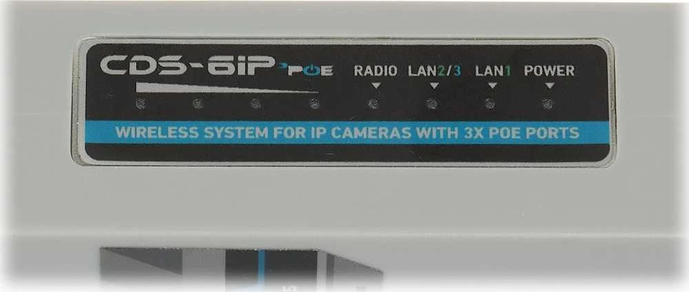 PRIEIGOS TAŠKAS 5.8 GHz CDS-6IP-3POE CAMSAT