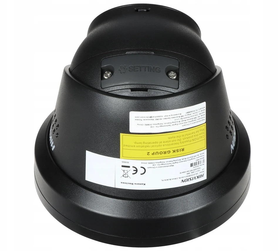 Hikvision DS-2CD2343G2-LI2U/SL 2.8mm Juodas