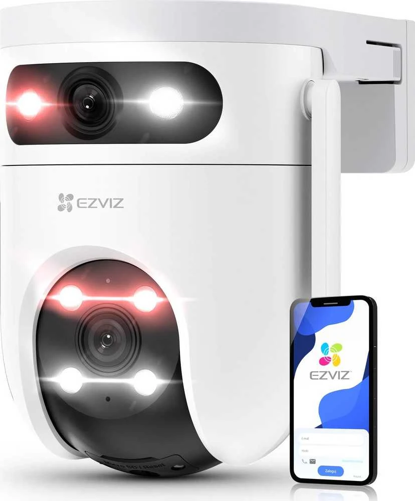 EZVIZ CS-H9C lauko valdoma ir kryptinė kamera (5 MP + 5 MP, dviejų lęšių)