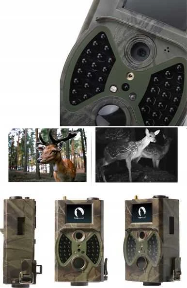 TON FOTO GAUDYKLĖ TOPHUNT HC300M MIŠKO KAMERA 1080P 12MPX MMS GPRS SIM