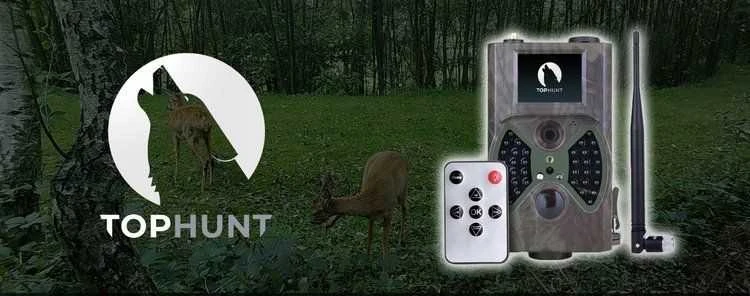 TON FOTO GAUDYKLĖ TOPHUNT HC300M MIŠKO KAMERA 1080P 12MPX MMS GPRS SIM