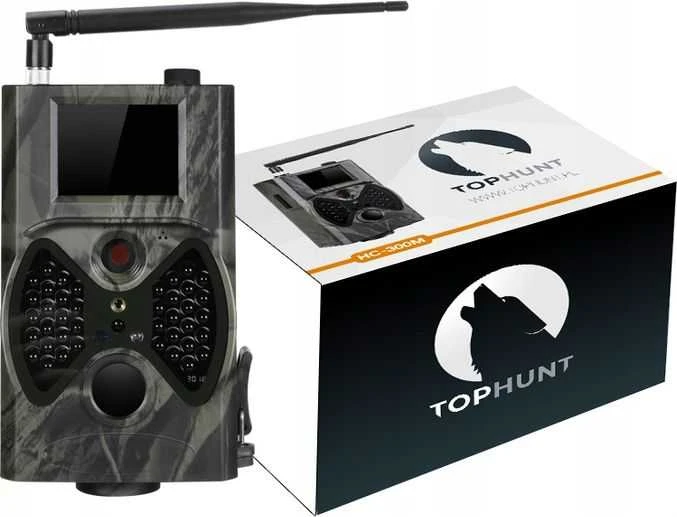 TON FOTO GAUDYKLĖ TOPHUNT HC300M MIŠKO KAMERA 1080P 12MPX MMS GPRS SIM