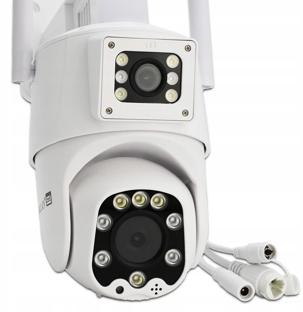 IP kamera ORLLO IP kamera TZ8 dviguba 4MP+4MP 4G Wi-Fi