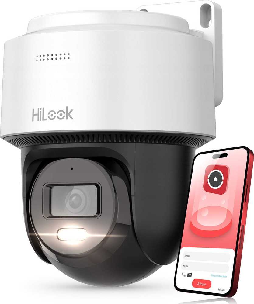 Hikvision „Carruzzo“ IP kamera „Hilook PTZ-N2C600M-DE(2.8mm)(O-STD)“ 6MP išmanusis hibridinis žibintas