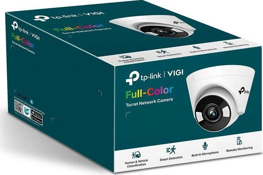 TP-LINK | VIGI 3MP visų spalvų bokštelio tinklo kamera | VIGI C430 | Kupolas | 3 MP | 2,8 mm | Maitinimas per Ethernet (PoE) | H.265+/H.265/H.264+/H.264 | Netaikoma
