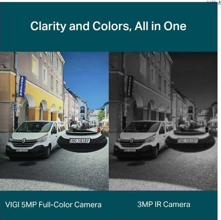 TP-LINK | Spalvota tinklo kamera | VIGI C250 | Kupolinė | 5 MP | 2,8 mm | IP67, IK10 | H.265+/H.265/H.264+/H.264