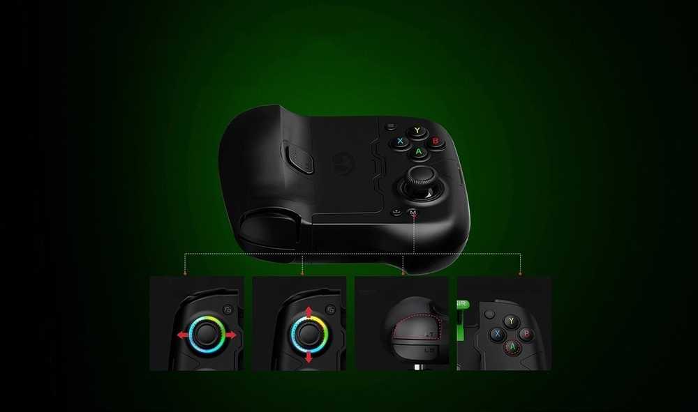 „GameSir“ – „X4a“ mobilus žaidimų valdiklis – juodas