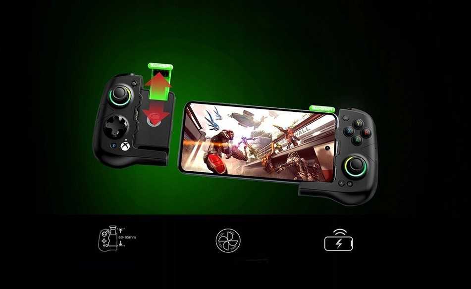 „GameSir“ – „X4a“ mobilus žaidimų valdiklis – juodas