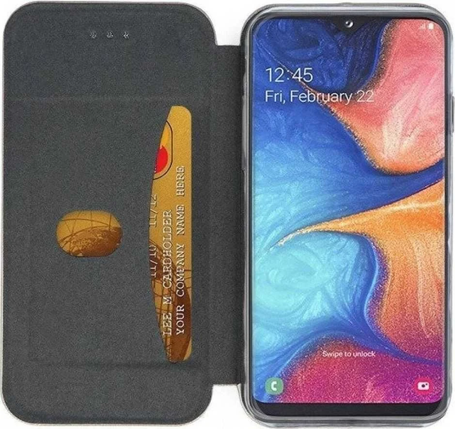 Beline Dėklas Book Magnetic Apple iPhone 13 / 14 6.1″ aukso spalvos