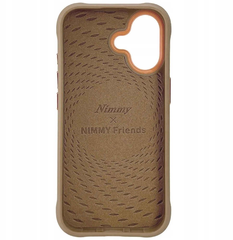 Dėklas Nimmy Cool&Cute 2.0 Bear do iPhone 17 smėlio spalva