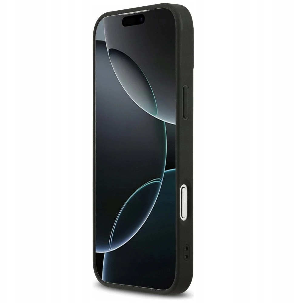 Dėklas DKNY Repeat Texture Pattern with Tonal Stripe skirtas Apple iPhone 17 Pro Max juodas