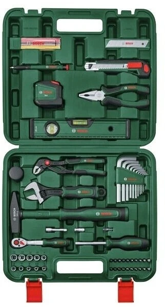 BOSCH 73 dalių įrankių rinkinys