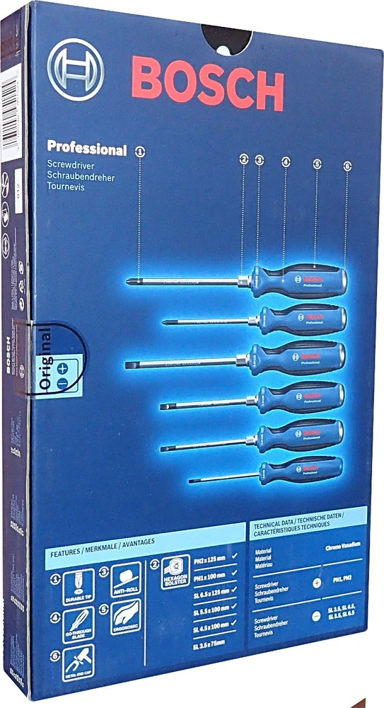 Bosch SL/PH atsuktuvų rinkinys 6vnt