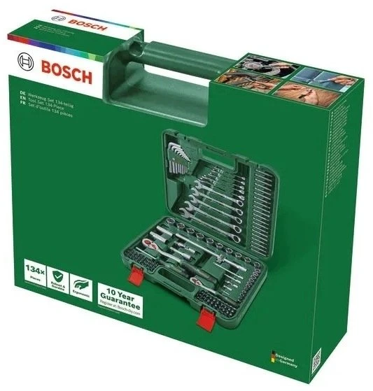 BOSCH RANKINIŲ ĮRANKIŲ RINKINYS 134VNT