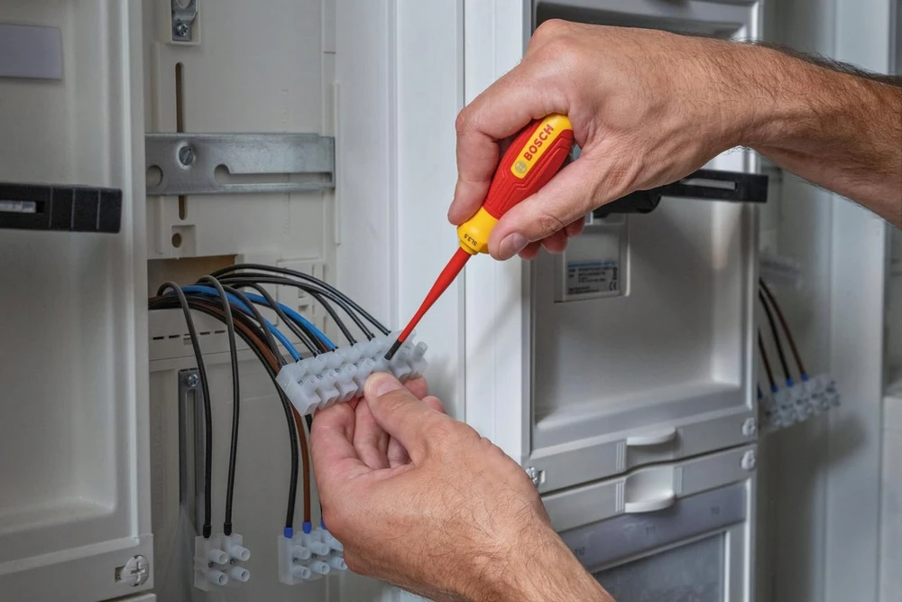 7 dalių replių, atsuktuvų ir peilio rinkinys BOSCH VDE
