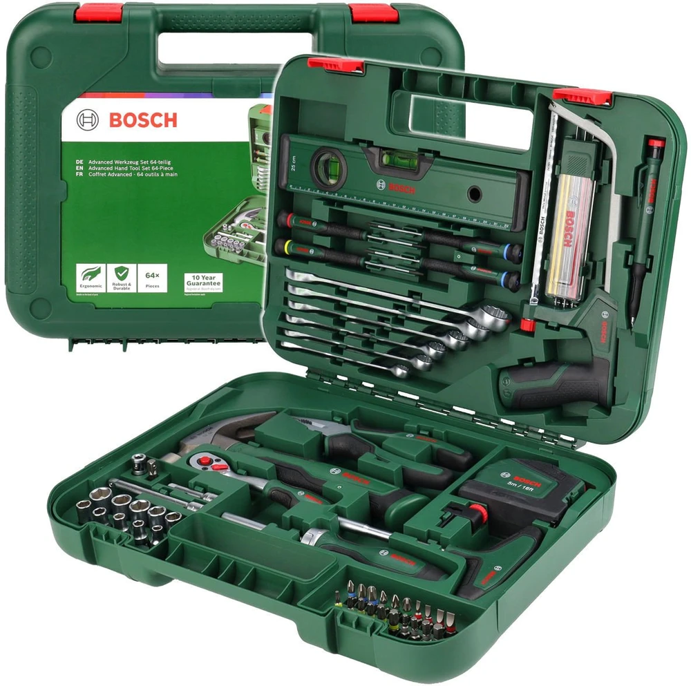 Bosch Mechaniniai įrankiai rinkinys, 64-vnt.