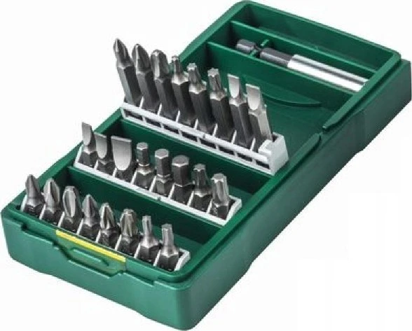 Grąžtas Bosch 15dalių ir 25dalių kompl. su HEX komlpektu