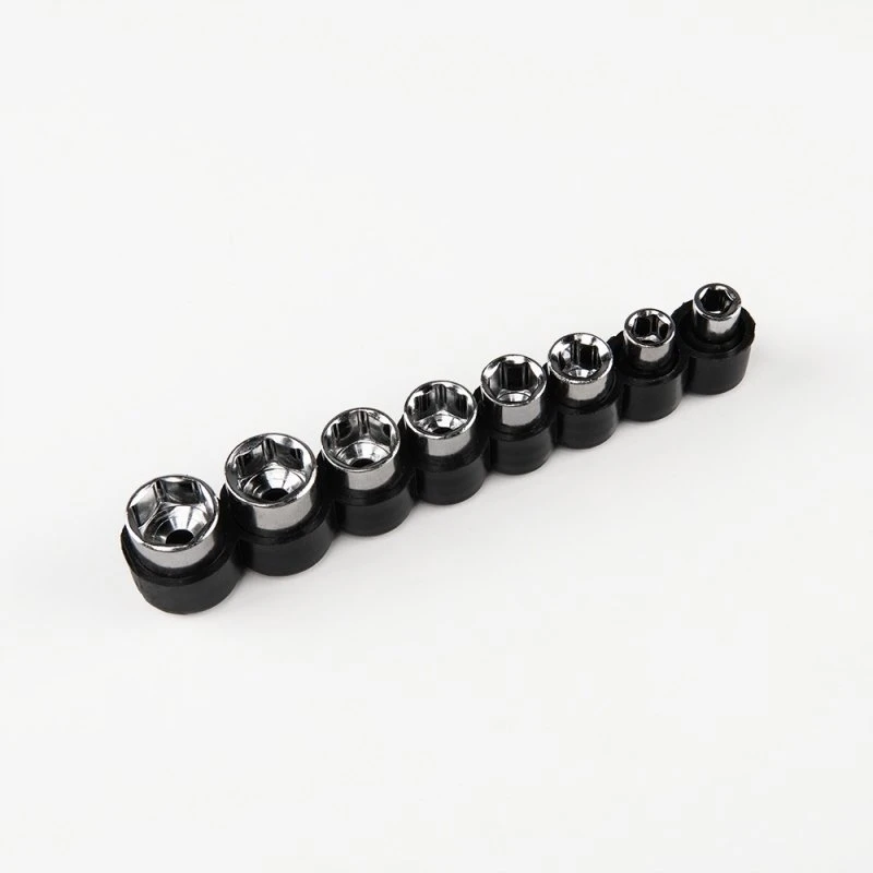 Rinkinys KLUCZY NASADOWYCH Z WKRĘTAKIEM DIY-SW10SET1 BRADAS
