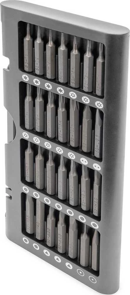 Digitus Skaitmenas | Precision Screwdriver Set 57 mobiliesiems telefonams, nešiojamiesiems kompiuteriams, laikrodžiams, akiniams, konsolei | Įrankių rinkinys