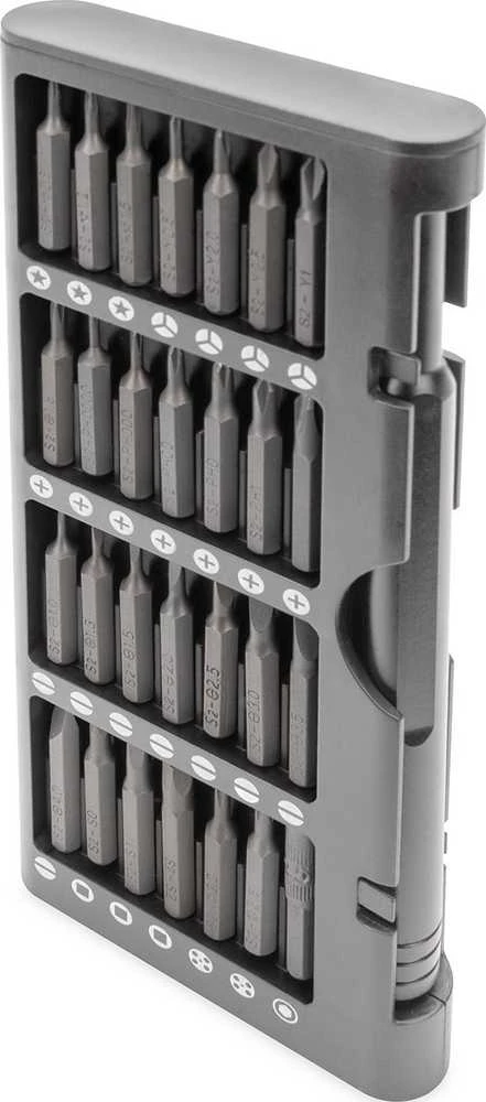 Digitus Skaitmenas | Precision Screwdriver Set 57 mobiliesiems telefonams, nešiojamiesiems kompiuteriams, laikrodžiams, akiniams, konsolei | Įrankių rinkinys
