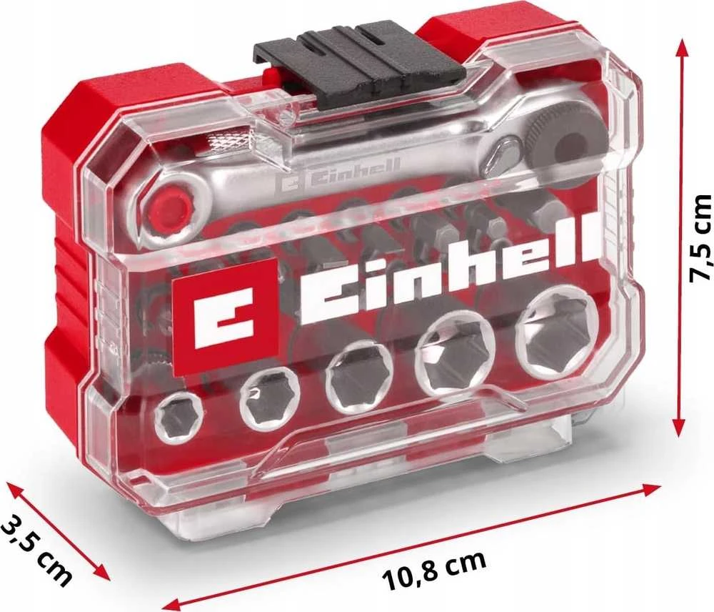 Įrankių rinkinys Einhell ANTGALIŲ RINKINYS, 21 VNT., XS-LAGAS, 49118683