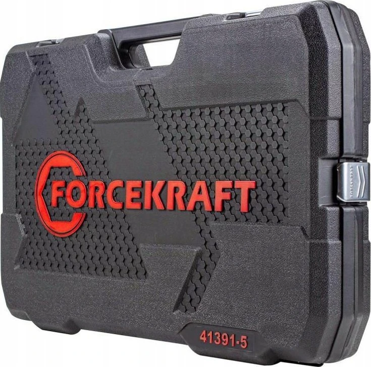 Įrankių rinkinys Forcekraft Įrankių rinkinys 1/4" i 1/2" 139el. (4-32mm) (6-kątnych)
