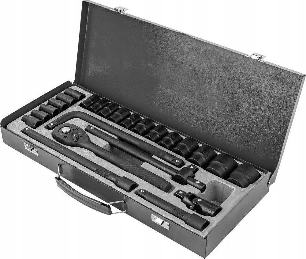 Įrankių rinkinys Forcekraft Įrankių rinkinys 1/2" 24el. (8-32mm) (6-kątnych)