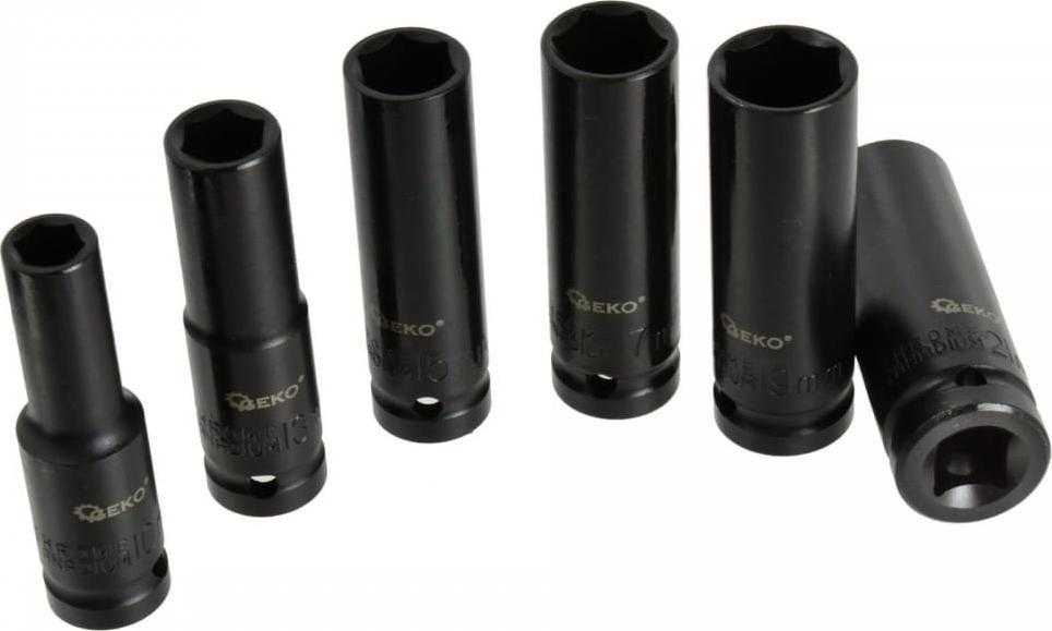 Įrankių rinkinys Geko Rinkinys DŁUGICH NASADEK UDAROWYCH 1/2'' 10-21MM 6EL. (20) G10500 GEKO