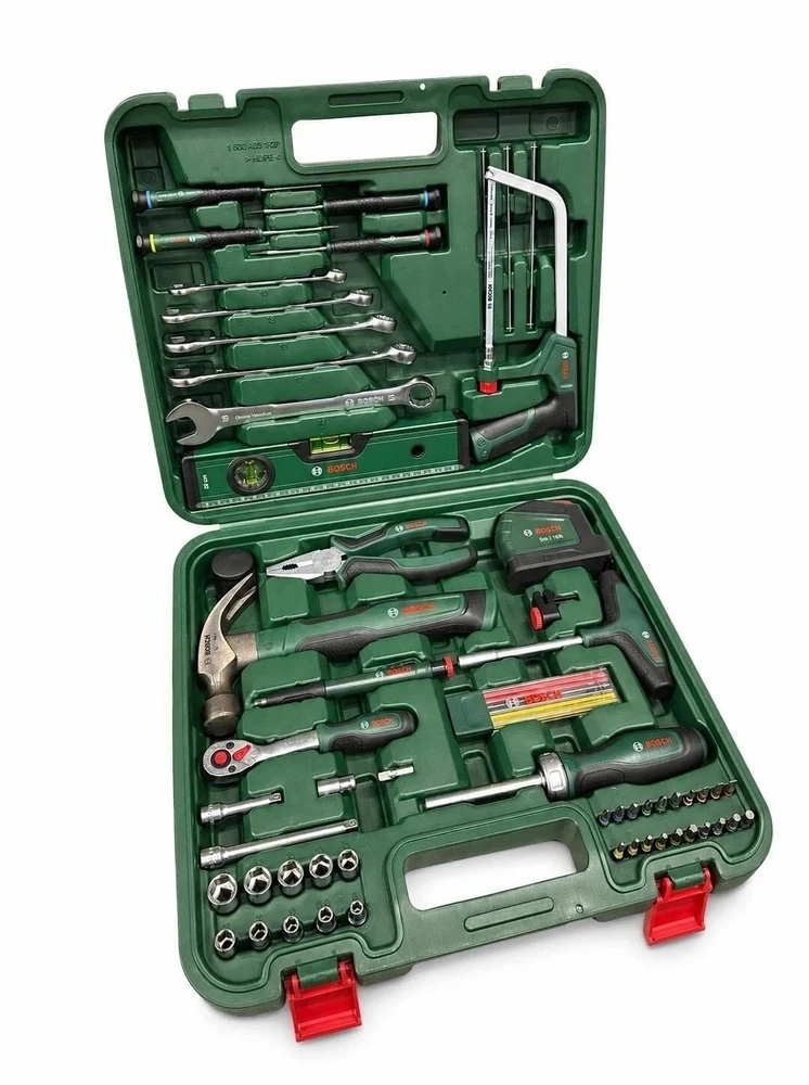 Hedootools BOSCH RANKINIŲ ĮRANKIŲ RINKINYS 63 dalių