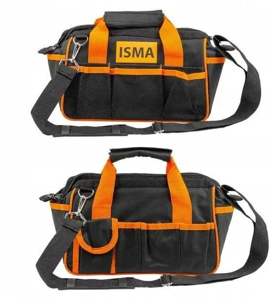 „Isma“ įrankių rinkinys 1/4 colio, 23 dalių įrankių rinkinys maišelyje (plaktukas, atsuktuvai, antgaliai, replės, gulsčiukas, peilis)