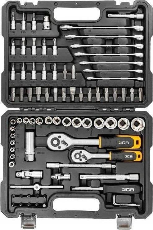 Įrankių komplektas JCB 4821-5DS; 1/4''; 3/8''; 82 vnt.