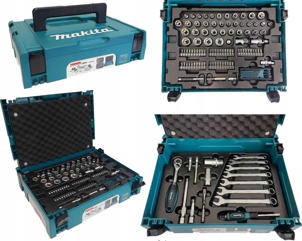 Makita RANKINIŲ ĮRANKIŲ RINKINYS (120VNT. ) E-08713
