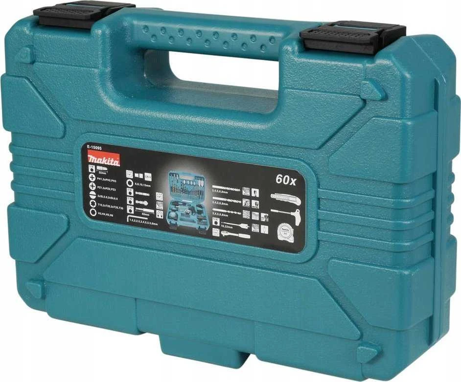 Makita E-15095 SUKIMO ANTGALIŲ KOMPLEKTAS 60 VNT.