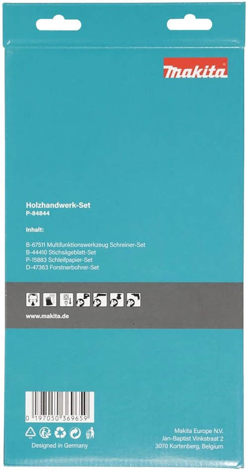 Įrankių rinkinys Makita P-84844 Rinkinys rzemiosł rzemiosło drewniane