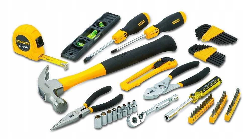 Stanley Mannesmann 159 dalių aliumininis įrankių vežimėlis su komplektu M29077