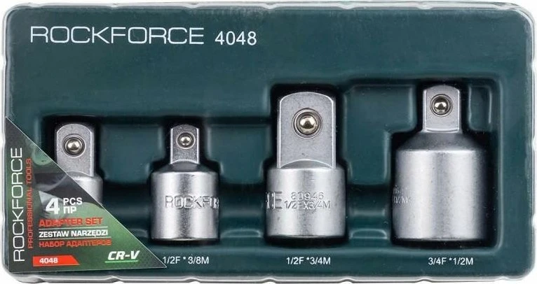 Įrankių rinkinys Rockforce Rinkinys adapterów 4el.