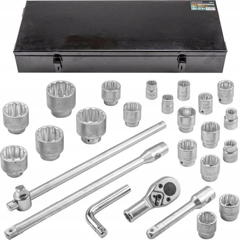 Įrankių rinkinys Rockforce ROCKFORCE Rinkinys KLUCZY NASADOWYCH 26el. 3/4'' 12KĄT.