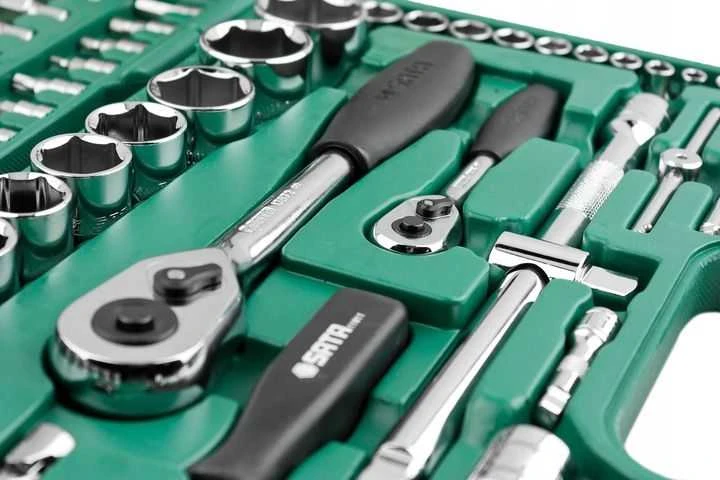 SATA. Rinkinys KLUCZY 88el 1/2" / 1/4"