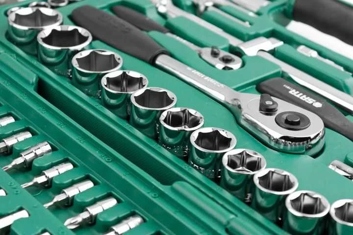 SATA. Rinkinys KLUCZY 88el 1/2" / 1/4"