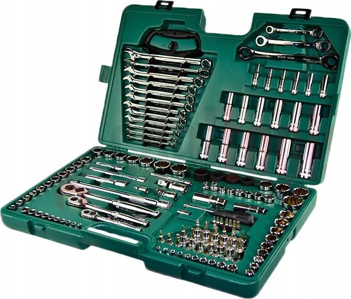 SATA Rinkinys KLUCZY 150el 1/4" 3/8" 1/2"WALIZKA