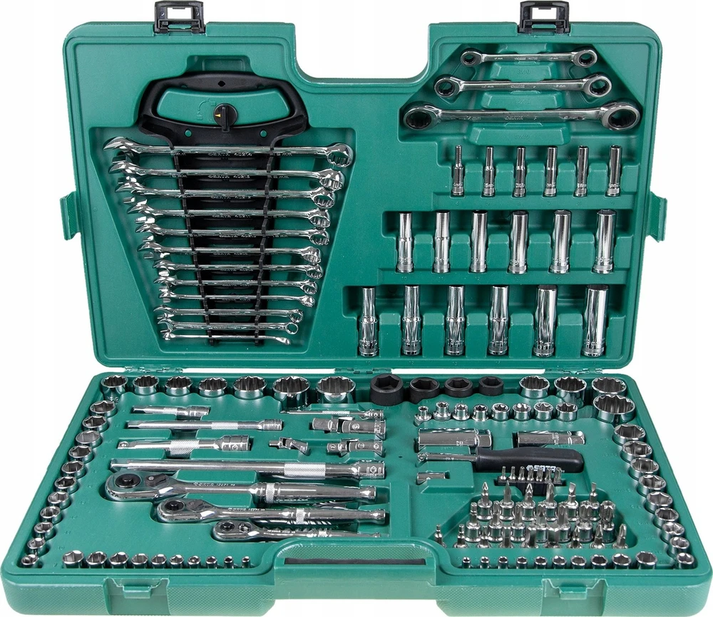SATA Rinkinys KLUCZY 150el 1/4" 3/8" 1/2"WALIZKA