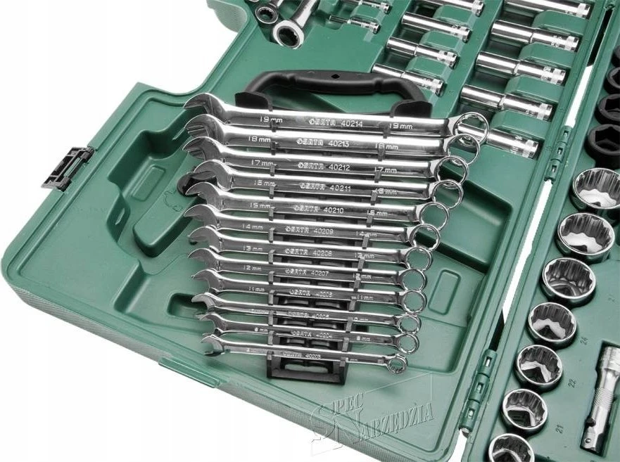 SATA Rinkinys KLUCZY 150el 1/4" 3/8" 1/2"WALIZKA