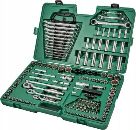 SATA Rinkinys KLUCZY 150el 1/4" 3/8" 1/2"WALIZKA